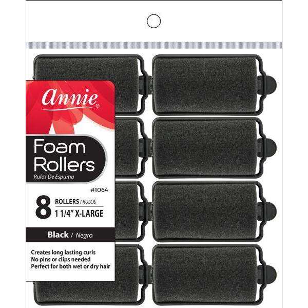 Annie Foam Rollers - 1 1/4" X-Large (8 Pack) #1064