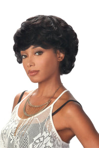 Zury Sis 100% Brazilian Remy Human Hair Wig Olay_COLOR 1 ONLY