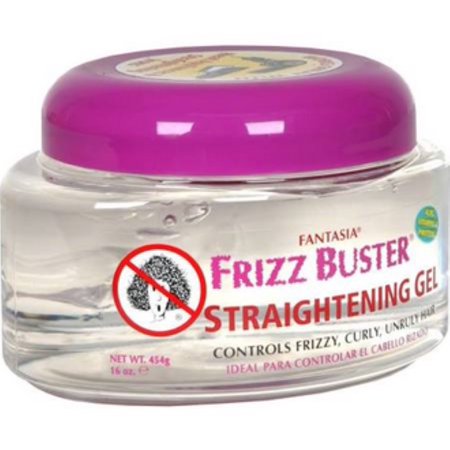Fantasia Frizz Buster Straightening Gel – 16 oz (Pink Lid) - ANNS BEAUTY SUPPLY