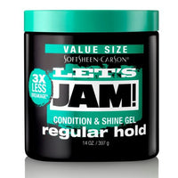SoftSheen-Carson Let's Jam Condition & Shine Gel Regular Hold – 14 oz - ANNS BEAUTY SUPPLY