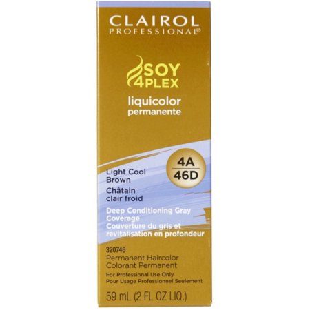 Clairol Professional Soy 4Plex Liquicolor Permanente – 4A Light Cool Brown – 2 oz - ANNS BEAUTY SUPPLY