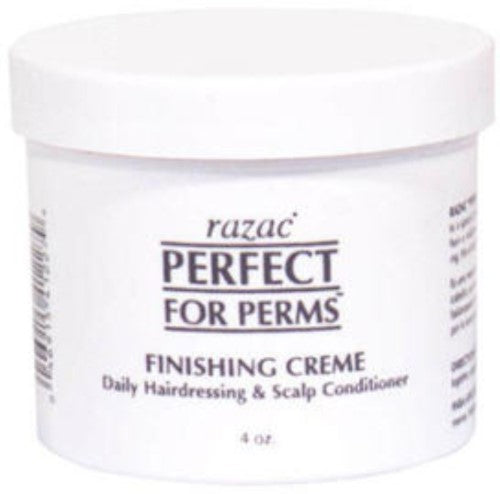 Razac Perfect for Perms Finishing Crème – Daily Hair & Scalp Conditioner, 4 oz - ANNS BEAUTY SUPPLY
