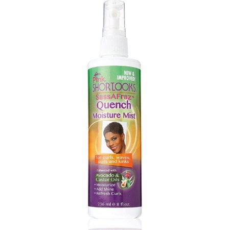 Luster’s Pink ShortLooks SassyFraz Quench Moisture Mist – 8 oz - ANNS BEAUTY SUPPLY