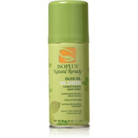 Isoplus Natural Remedy Olive Oil Oil Sheen Conditioning Hair Spray 2Oz - ANNS BEAUTY SUPPLY