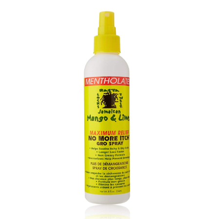 Jamaican Mango & Lime No More Itch Gro Spray – Maximum Relief, 8 fl oz - ANNS BEAUTY SUPPLY
