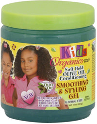 Kids Organics by Africa's Best Olive Oil Smoothing & Styling Gel – 15 oz