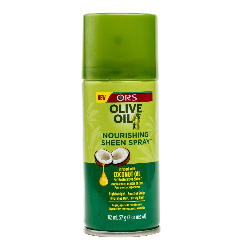 ORS Olive Oil Nourishing Sheen Spray with Coconut Oil – 2 oz - ANNS BEAUTY SUPPLY