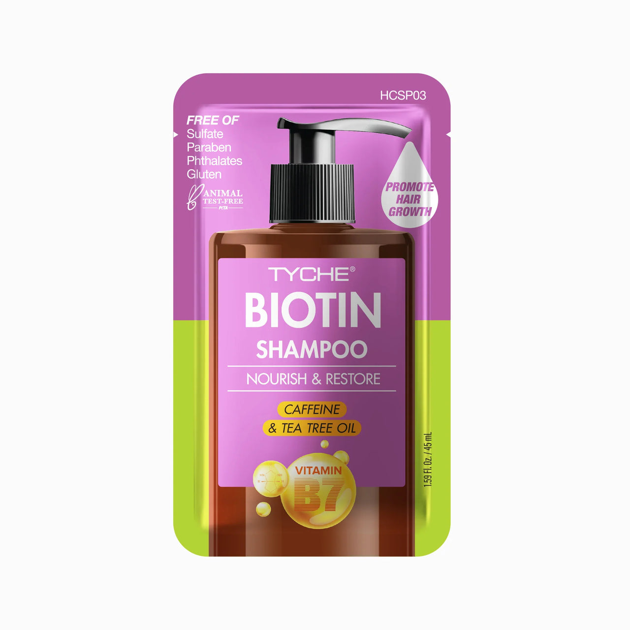 Tyche Biotin Shampoo Nourish & Restore 1.59 fl. oz - ANNS BEAUTY SUPPLY