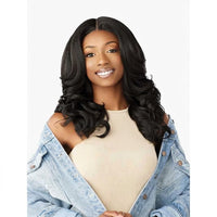 Sensationnel Curls Kinks & Co. Glueless Y-Part Textured Lace Wig – Y-Part Kinky Barrel Curl 20