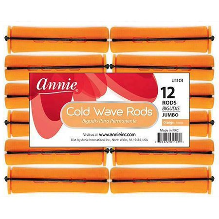 Annie Cold Wave Rods Jumbo – 12-Pack (Orange)
