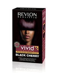 Revlon Realistic Vivid Colour - Black Cherry Protein Infused Permanent Hair Dye - ANNS BEAUTY SUPPLY