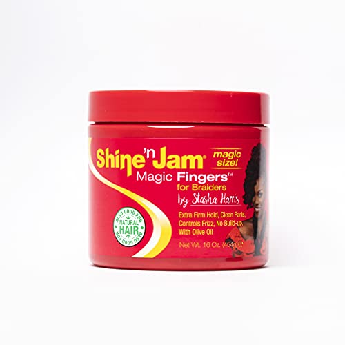 Shine 'n Jam Magic Fingers for Braiders by Stasha Harris - 16 oz (Magic Size) - ANNS BEAUTY SUPPLY