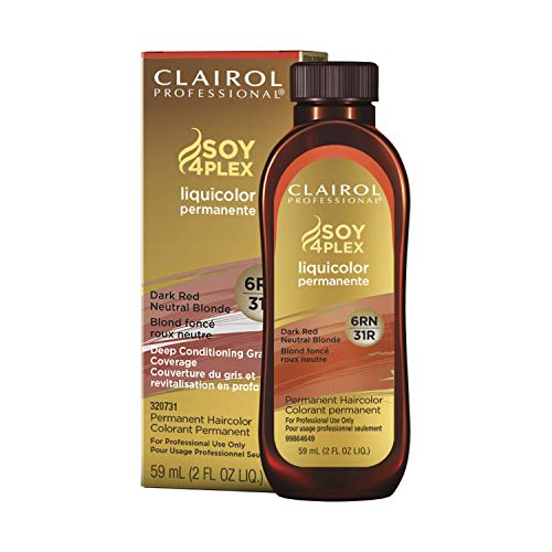 Clairol Professional Soy 4Plex Liquicolor Permanente – 6RN Dark Red Neutral Blonde – 2 oz - ANNS BEAUTY SUPPLY