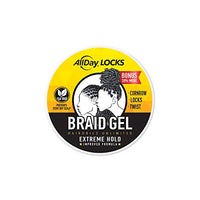 Hairobics Unlimited Braid Gel – Extreme Hold for Cornrows, Locks & Twists, 5 fl oz - ANNS BEAUTY SUPPLY