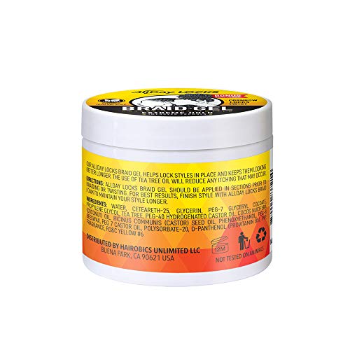 Hairobics Unlimited Braid Gel – Extreme Hold for Cornrows, Locks & Twists, 5 fl oz - ANNS BEAUTY SUPPLY