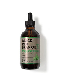 Black Rice Bran Oil Peppermint Hair Moisturizing Oil 4 Oz