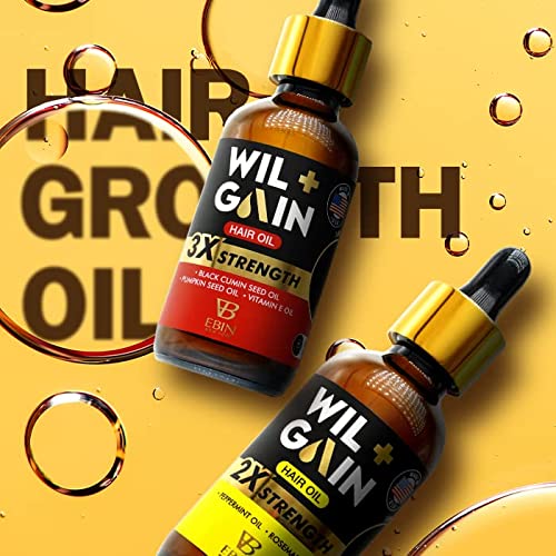 Ebin Wil + Gain Max Strength Hair Oil – Infused with Saw Palmetto, Fenugreek & Green Tea - ANNS BEAUTY SUPPLY