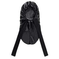 Ms. Remi Silky Wide Edge Strap Day & Night Braid Cap – Black (#3703)