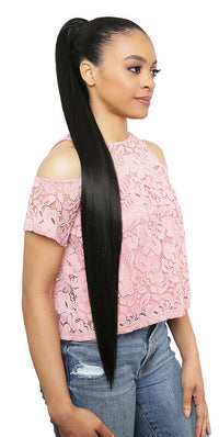 Amy Aviance Rose Mallow Drawstring Ponytail Elia