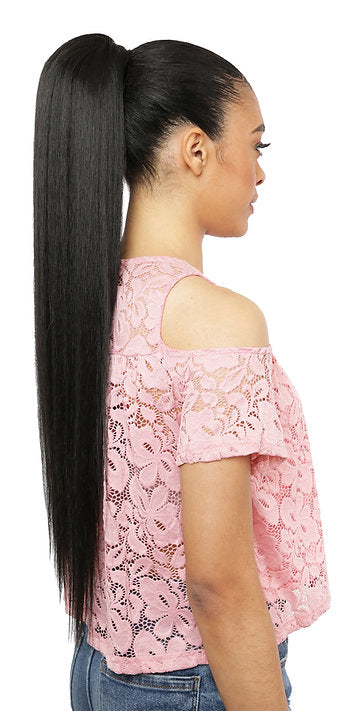Amy Aviance Rose Mallow Drawstring Ponytail Kay