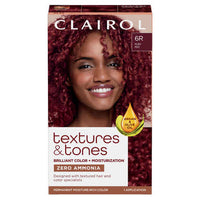 Clairol Textures & Tones Permanent Hair Color 6R Ruby Red - ANNS BEAUTY SUPPLY
