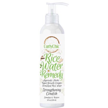 CurlyChic Rice Water Remedy Strengthening Condish – 8 oz - ANNS BEAUTY SUPPLY