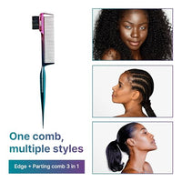 Red by Kiss Edge Plus Parting Comb HH110