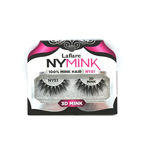 Laflare NYMink 3D Mink Lashes – NY51 - ANNS BEAUTY SUPPLY