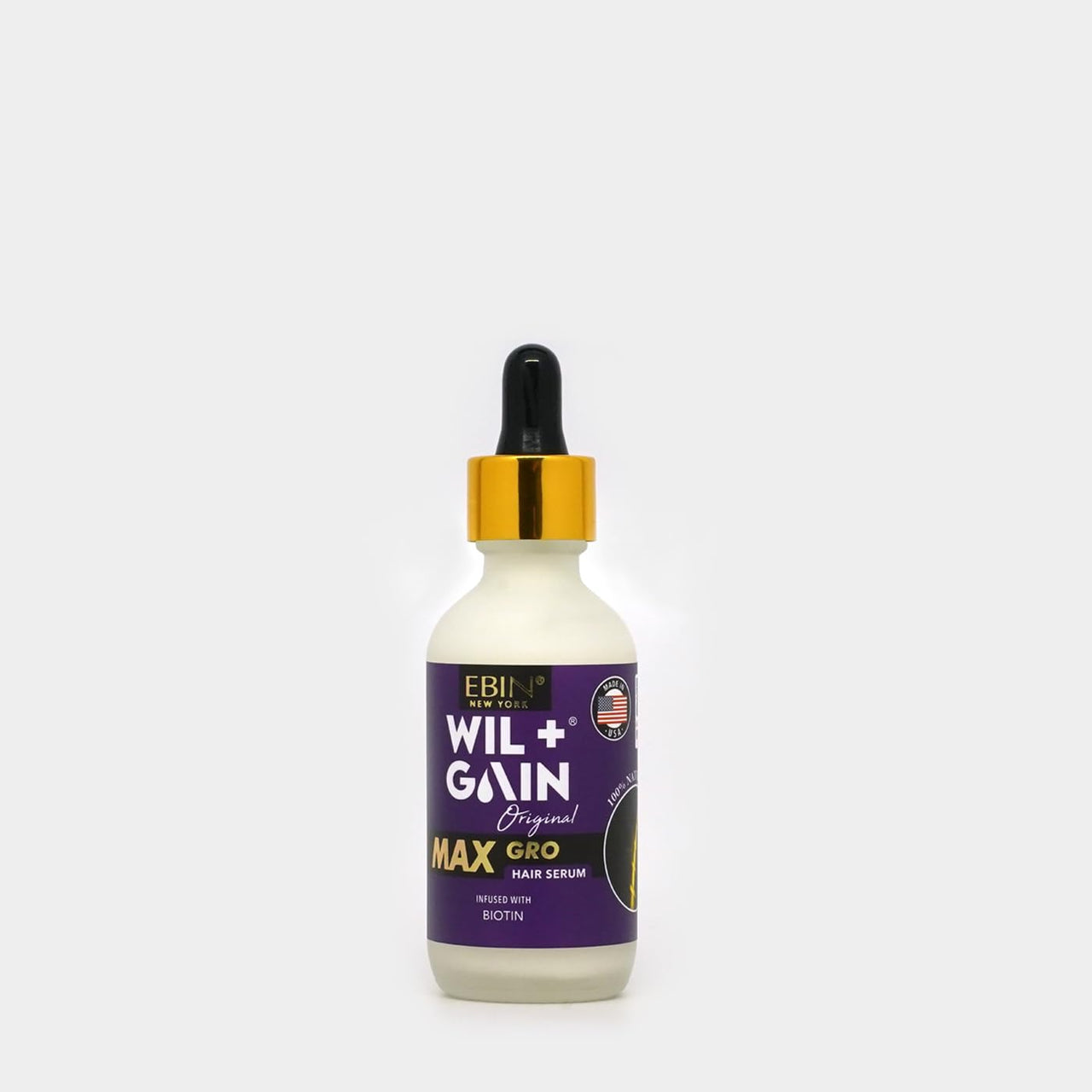Ebin New York Wil + Gain Original Max Gro Biotin Hair Serum 2 oz - ANNS BEAUTY SUPPLY