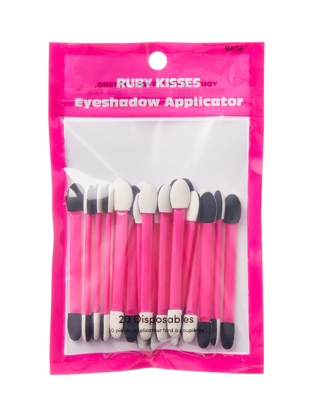 Ruby Kisses Eyeshadow Applicator – 20 Disposable Dual-Tip Sponges - ANNS BEAUTY SUPPLY