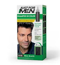 Just For Men Shampoo-In Color Real Black - ANNS BEAUTY SUPPLY