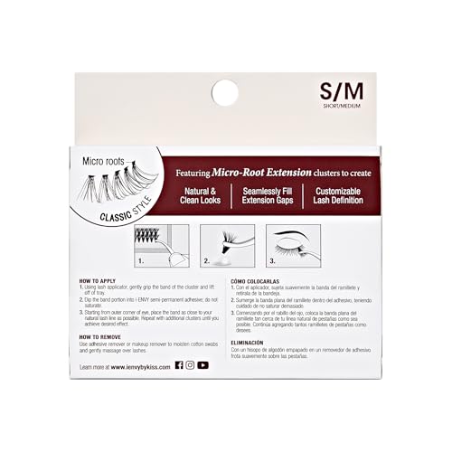 i-ENVY Pro-Grade Customizable Micro Extension – 10mm & 12mm Fishtail Micro Roots KPEX15 - ANNS BEAUTY SUPPLY