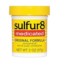 Sulfur8 Medicated Original Formula Antidandruff Hair & Scalp Conditioner NET WT 2 OZ (57g) - ANNS BEAUTY SUPPLY