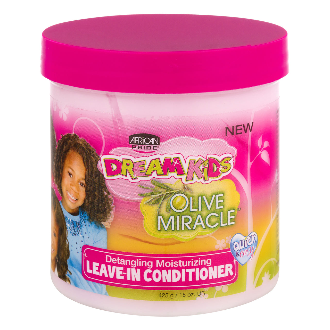African Pride Dream Kids Olive Miracle Leave-In Conditioner – 15 oz - ANNS BEAUTY SUPPLY