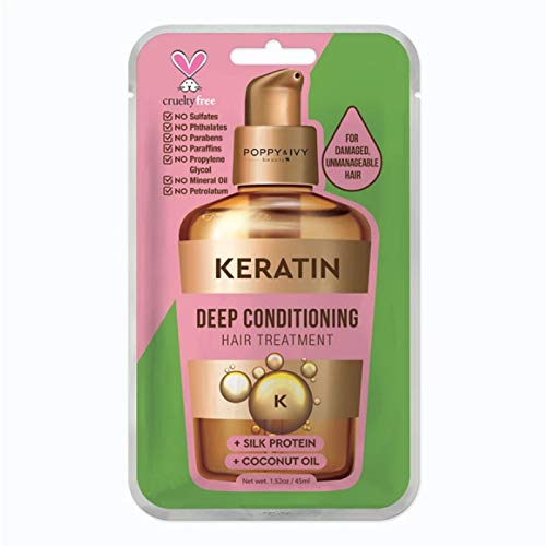 Poppy & Ivy Keratin Deep Conditioning Hair Treatment – 1.52 oz (45 ml) - ANNS BEAUTY SUPPLY