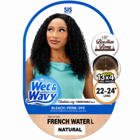 Zury Sis Brazilian Remy 100% Virgin Human Hair 13x4 Glueless Wig French Water L 22-24
