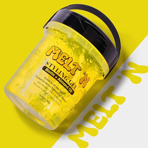 Melt 'N Styling Gel with Biotin & Almond Oil – Moisture & Shine, 32 fl oz - ANNS BEAUTY SUPPLY