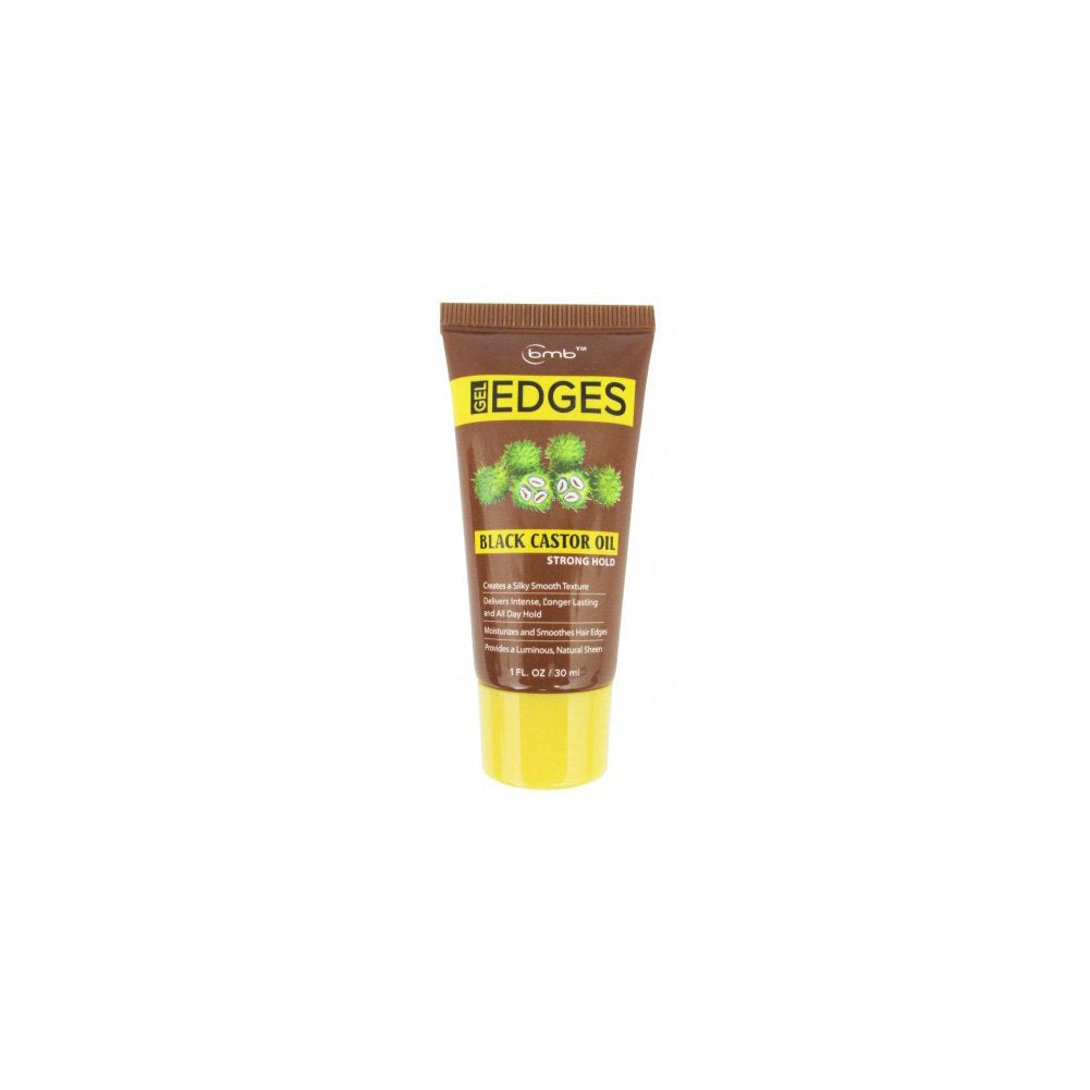 BMB Edges Gel Black Castor Oil Strong Hold 1 oz - ANNS BEAUTY SUPPLY