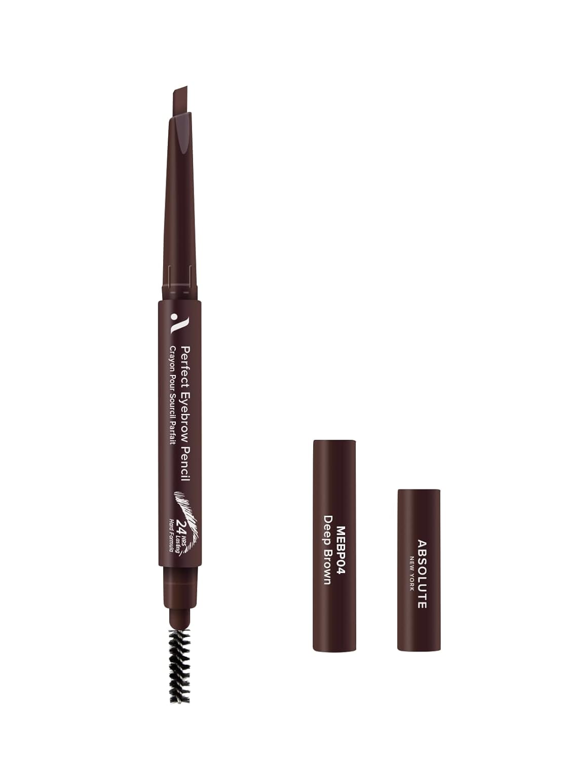 Absolute New York Perfect Eyebrow Pencil Deep Brown MEP04 - ANNS BEAUTY SUPPLY