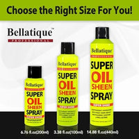 Bellatique Professional Super Oil Sheen Spray 2.8 oz - ANNS BEAUTY SUPPLY