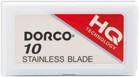 Dorco 10 Stainless Blade HQ Technology 10 Count