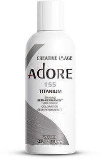 Adore Shining Semi-Permanent Hair Color 155 Titanium 4 fl. oz. - ANNS BEAUTY SUPPLY