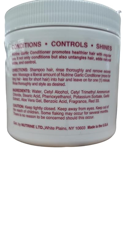 Nutrine Garlic Conditioner 16oz - ANNS BEAUTY SUPPLY
