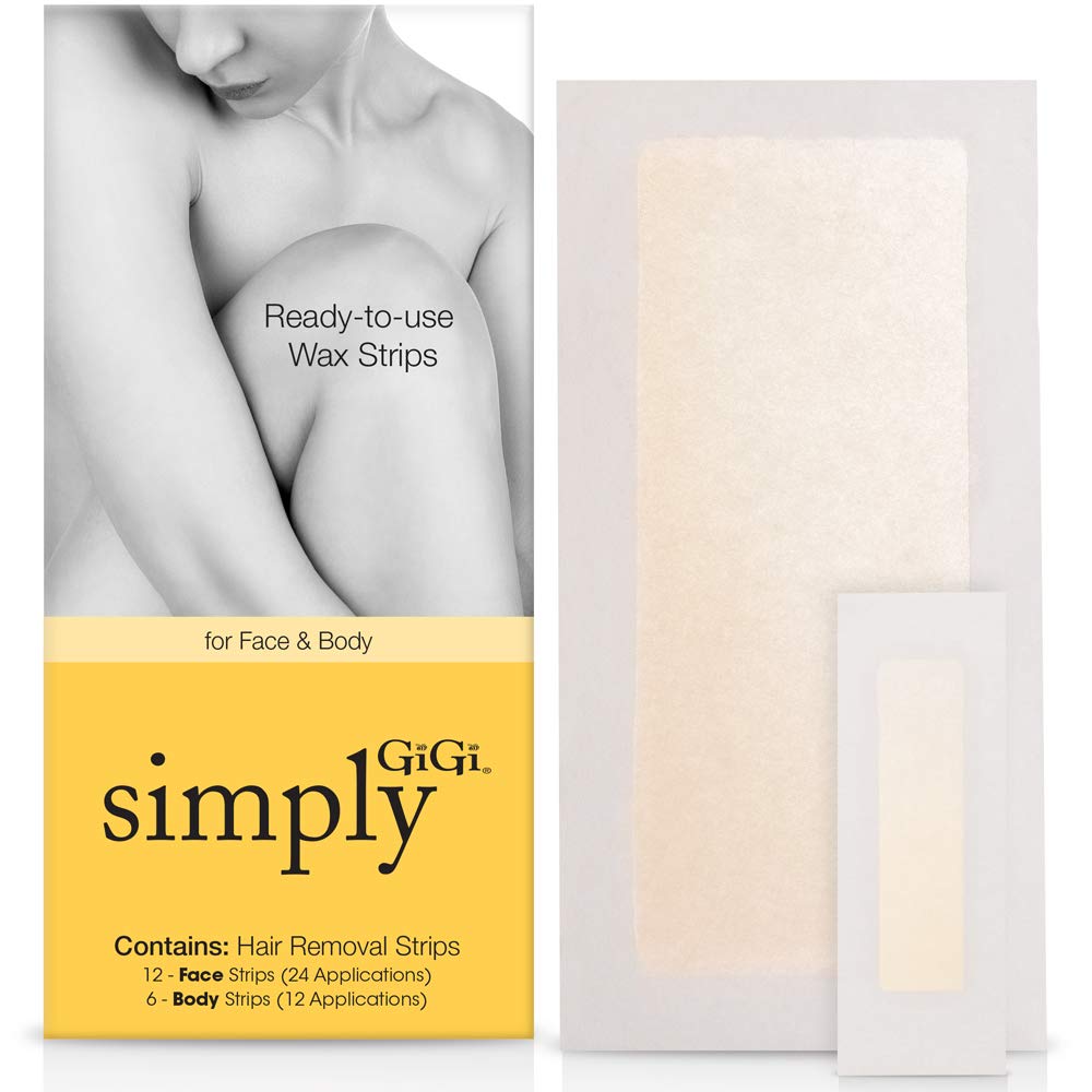 GiGi Simply Ready To Use Wax Strips For Face and Body - ANNS BEAUTY SUPPLY