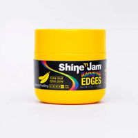 Shine 'n Jam Rainbow Edges Banana Pudding – Extra Hold & Shine, 4 oz - ANNS BEAUTY SUPPLY