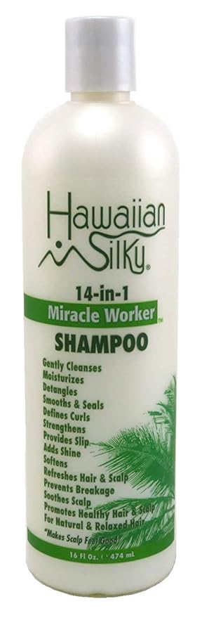 Hawaiian Silky 14-in-1 Miracle Worker Shampoo 16 fl. oz. - ANNS BEAUTY SUPPLY