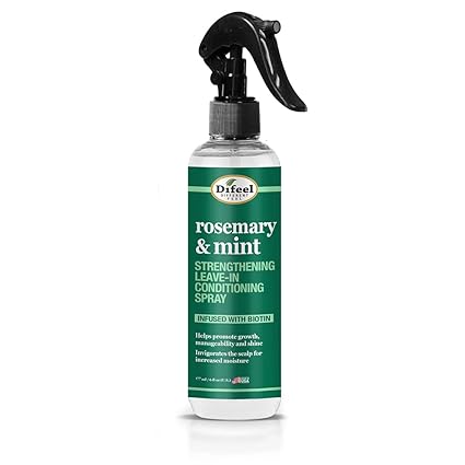 Difeel Rosemary & Mint Strengthening Leave-In Conditioning Spray 6 oz - ANNS BEAUTY SUPPLY