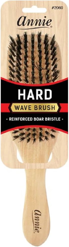Annie Hard Wave Brush Reinforced Boar Bristle 2060