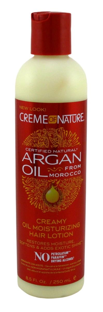 Creme of Nature Argan Oil from Morocco Creamy Oil Moisturizing Hair Lotion 8.5 oz