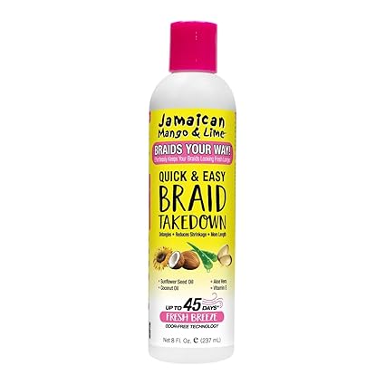 Jamaican Mango & Lime Braids Your Way! Quick & Easy Braid Takedown 8oz - ANNS BEAUTY SUPPLY